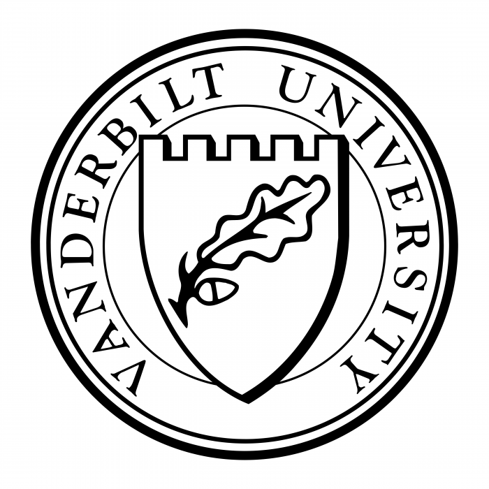 Vanderbilt University logo white