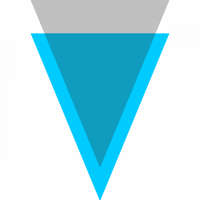 Verge logo blue
