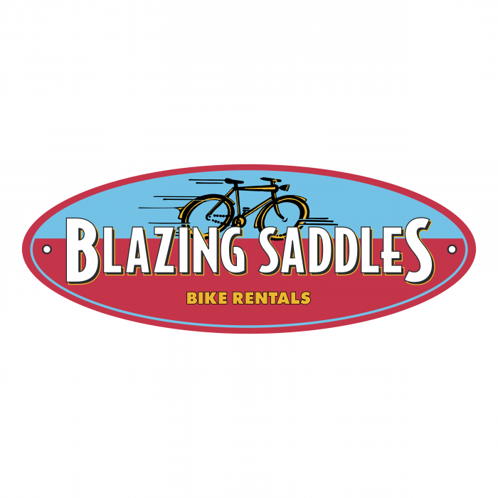 Blazing Saddles logo colour