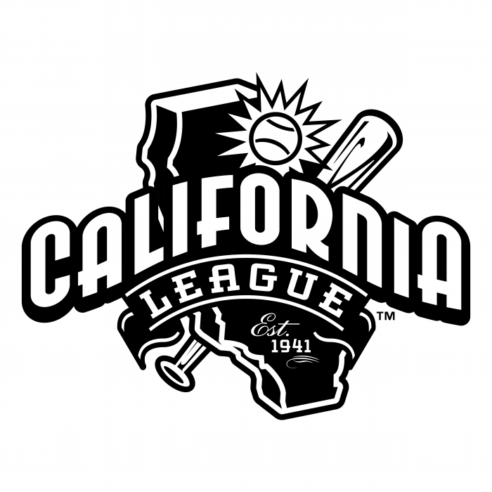 California League logo black