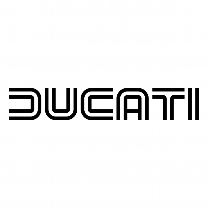 Ducati logo white
