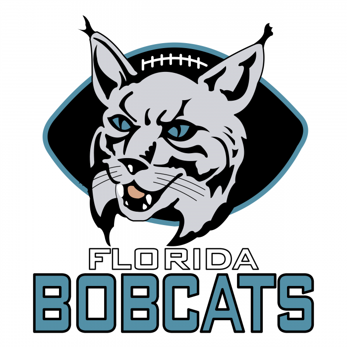 Florida Bobcats logo black