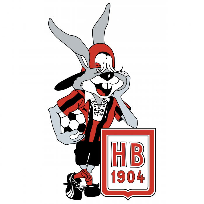 Football Mascot logo hb 1904