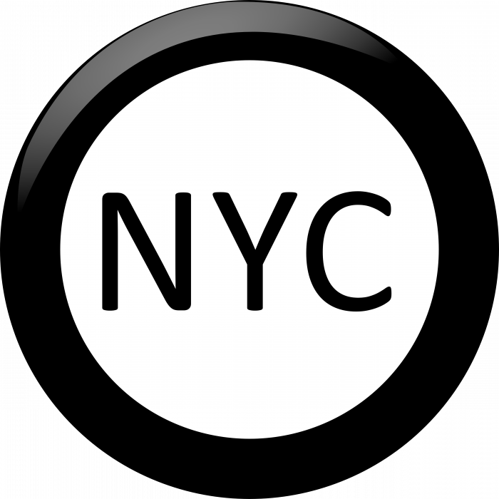 New York logo coin