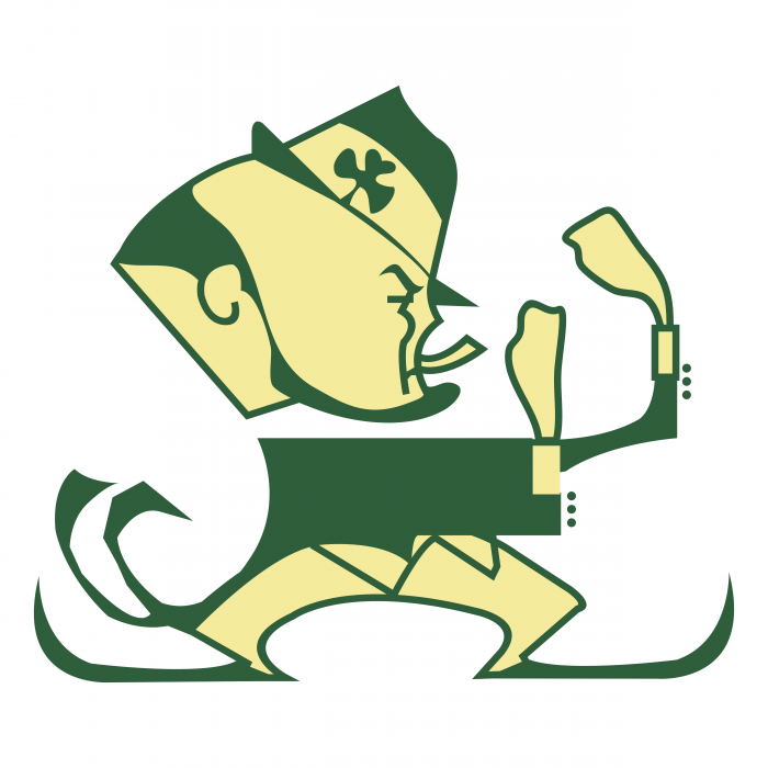 Notre Dame Fighting Irish logo green