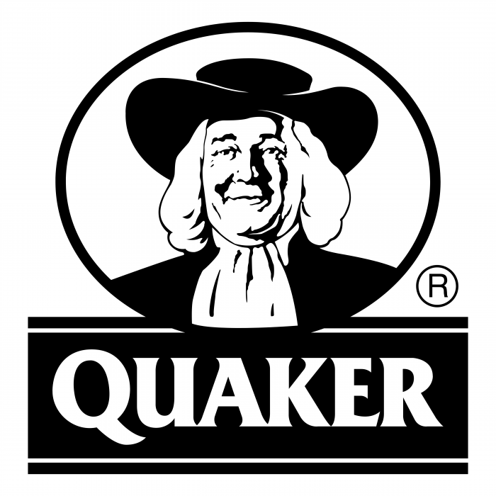 Quaker logo black