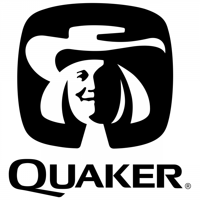 Quaker logo white