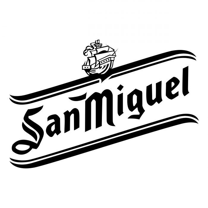 San Miguel logo black