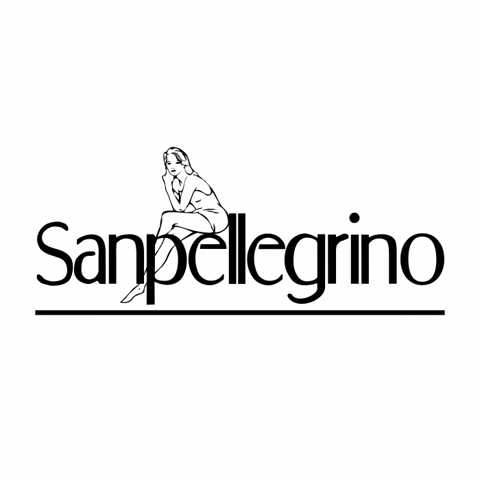 Sanpellegrino logo tights