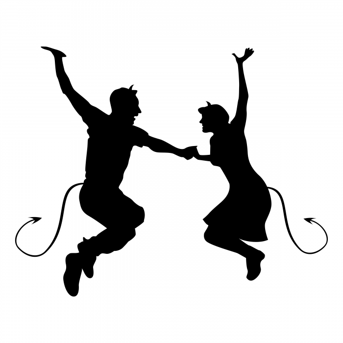 Swing Devils logo jump