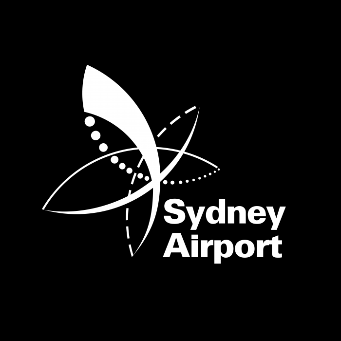 Sydney Airport logo black