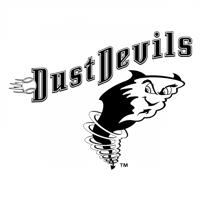 Tri City Dust Devils logo black