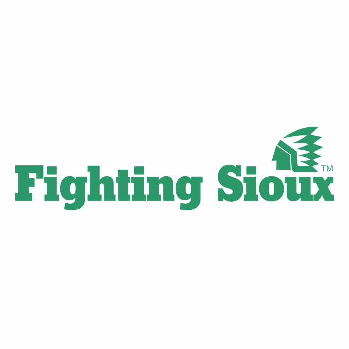 UND Fighting Sioux logo green