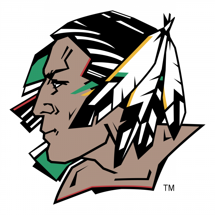 UND Fighting Sioux logo head