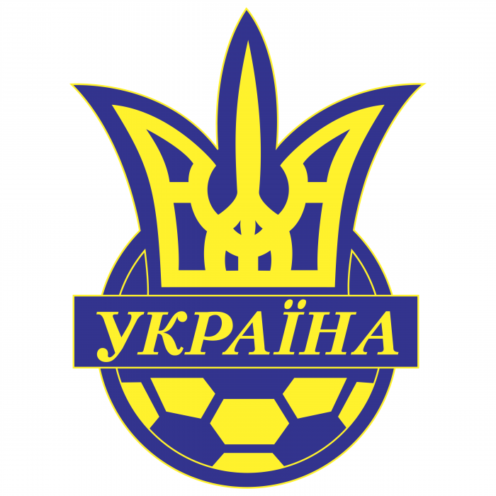 Ukraine Football Association logo blue
