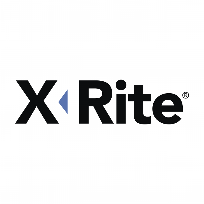X Rite logo black