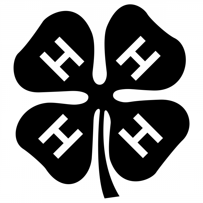 4 H logo black