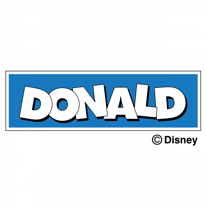 Donald logo blue