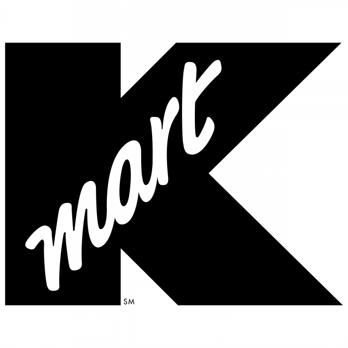 K Mart logo black