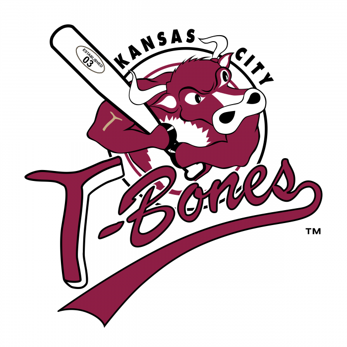 Kansas City T Bones logo red