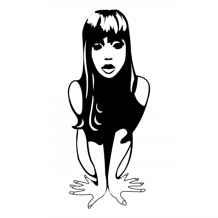Naked Music logo girl