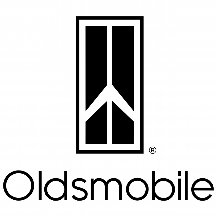 Oldsmobile logo white