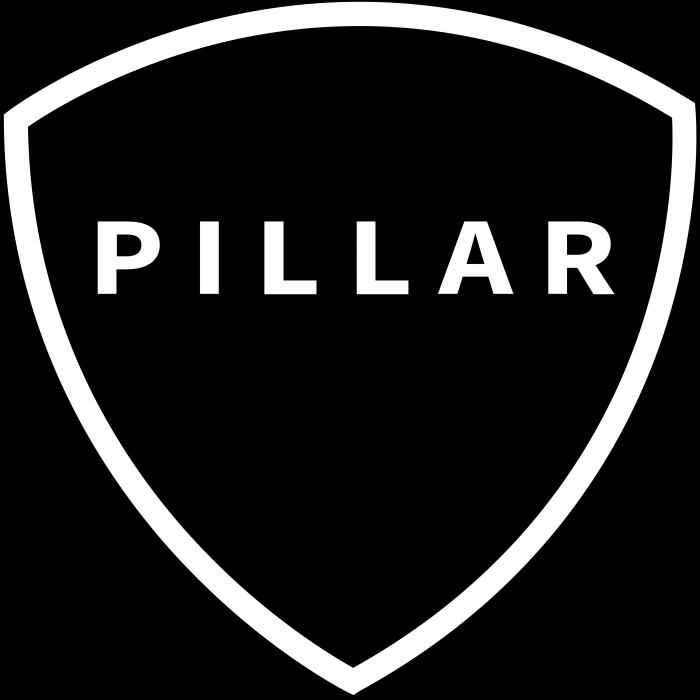Pillar logo coin