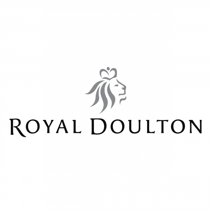 Royal Doulton logo grey