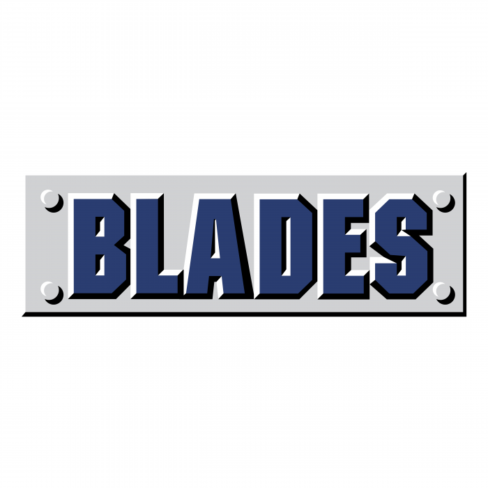 Saskatoon Blades logo blue