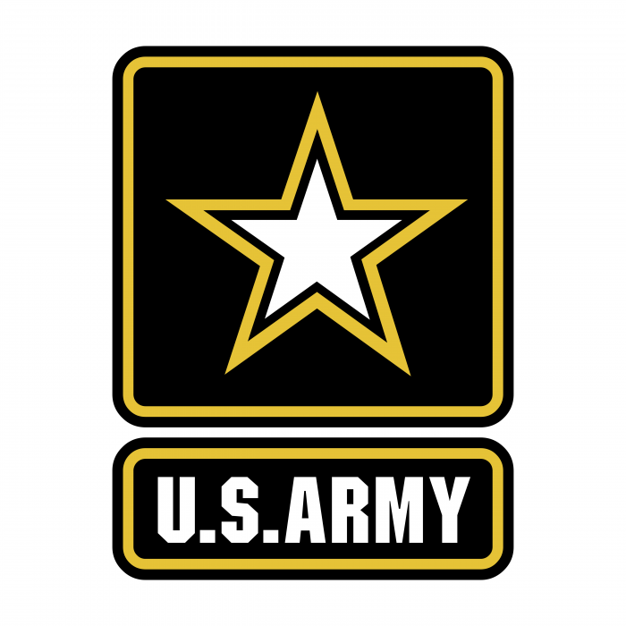 US Army logo yellow