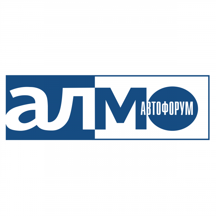 Almo Avtoforum logo blue