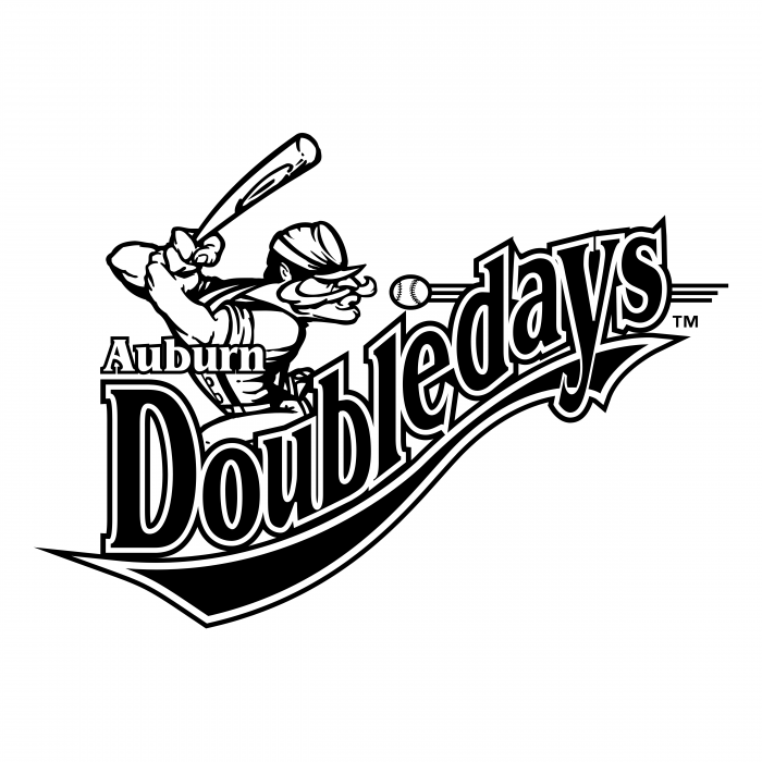 Auburn Doubledays logo black