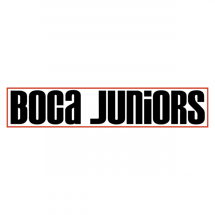 Boca Juniors logo black