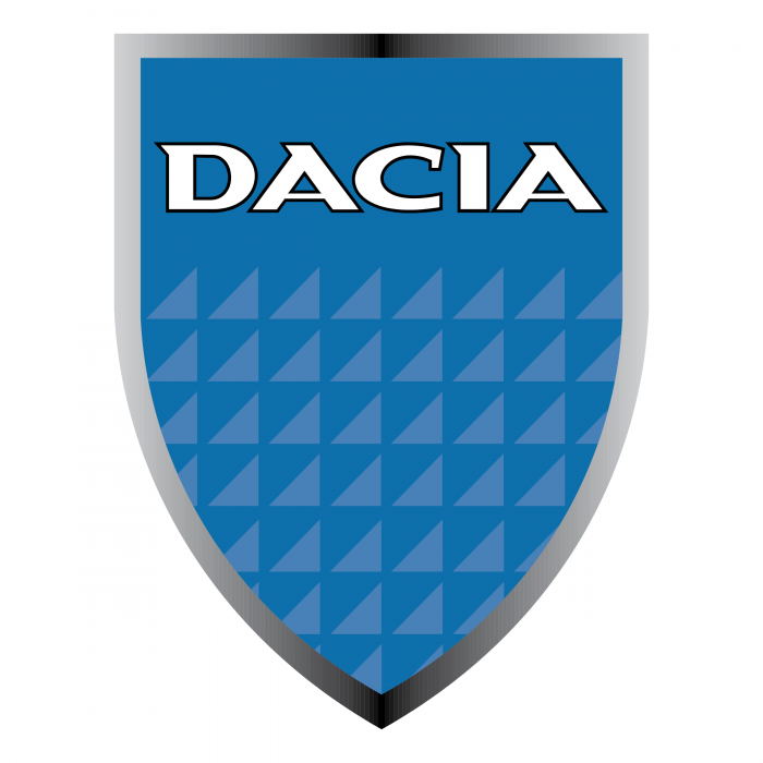 Dacia logo silver