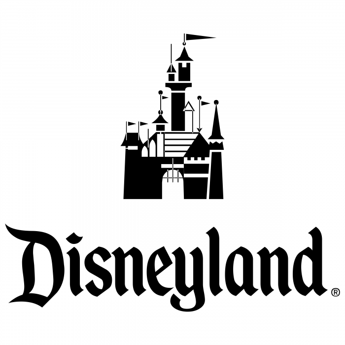 Disneyland logo black