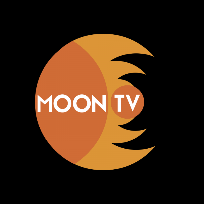 Moon TV logo pink