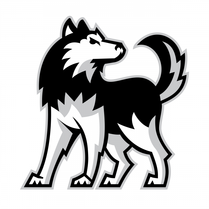 NIU Huskies logo dog