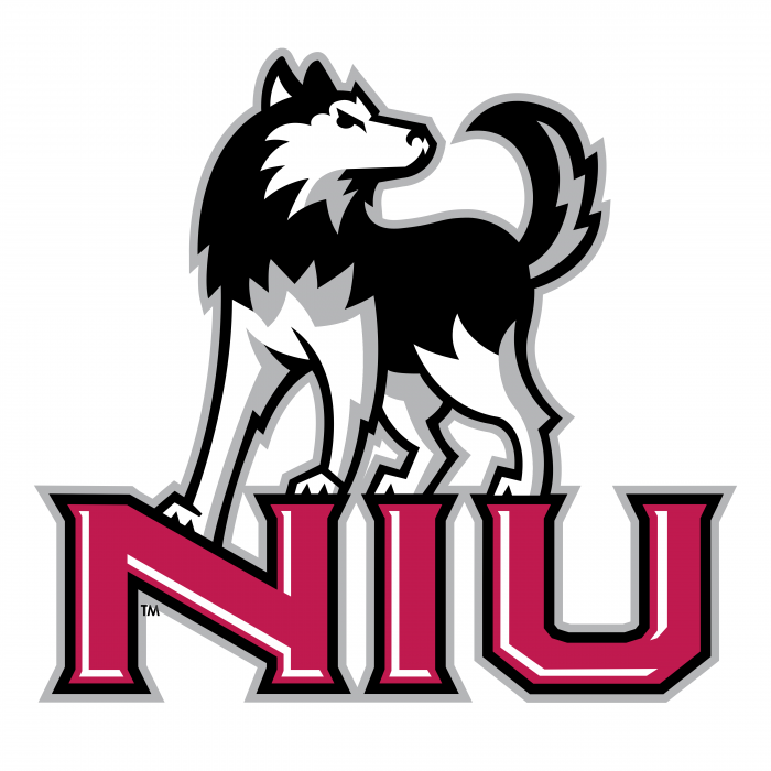 NIU Huskies logo red