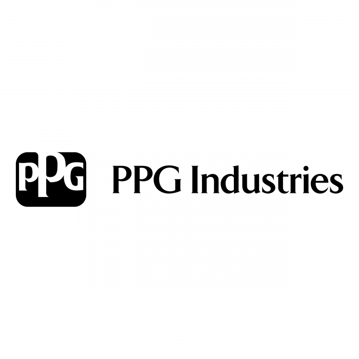 PPG Industries logo black