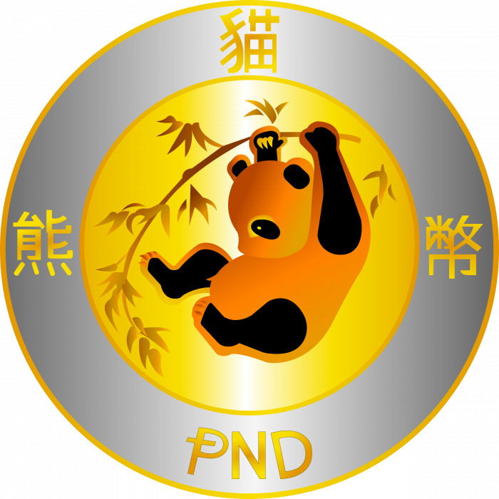 PandaCoin logo coin
