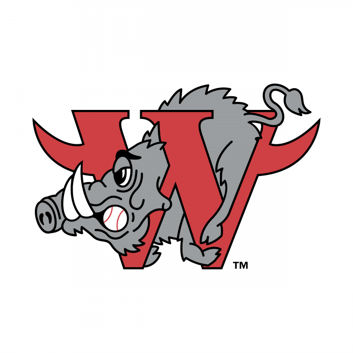 Winston Salem Warthogs logo red