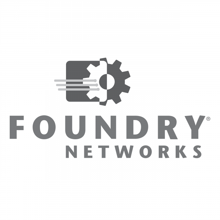 Foundry Networks logo grey