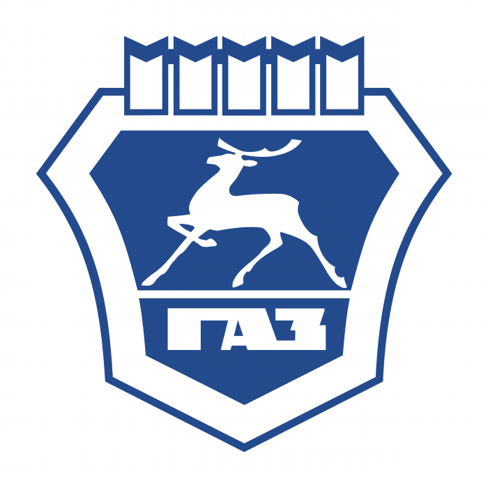 GAZ logo blue