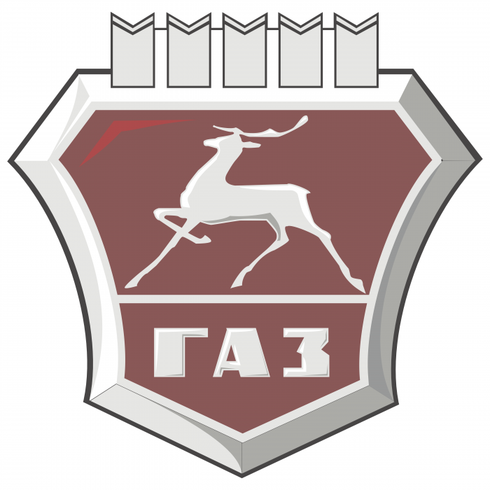 GAZ logo brown