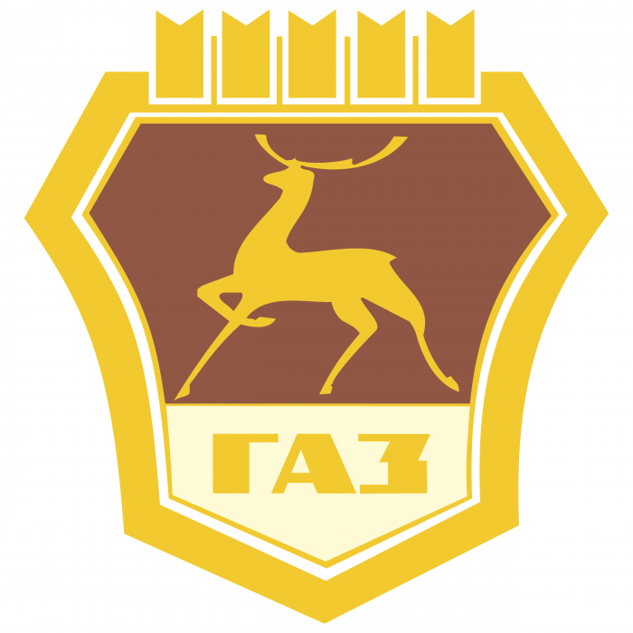 GAZ logo yellow