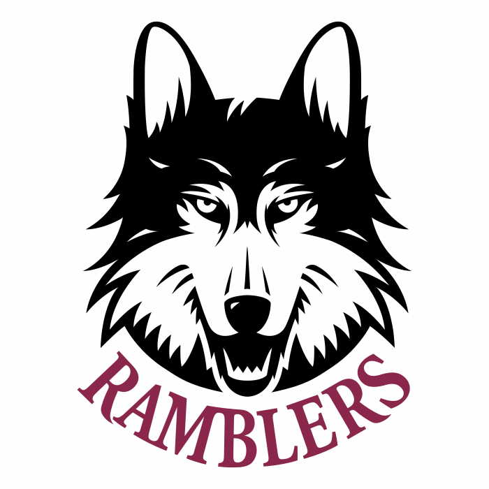 Loyola Chicago Ramblers logo wolf