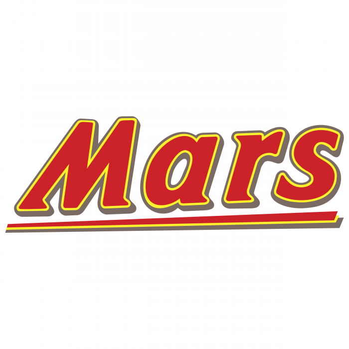 Mars logo yellow