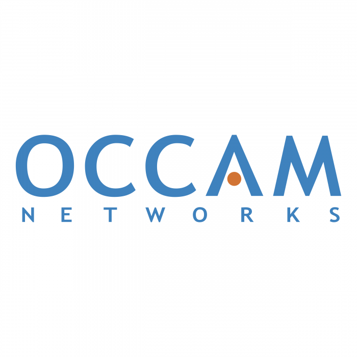 Occam Networks logo blue