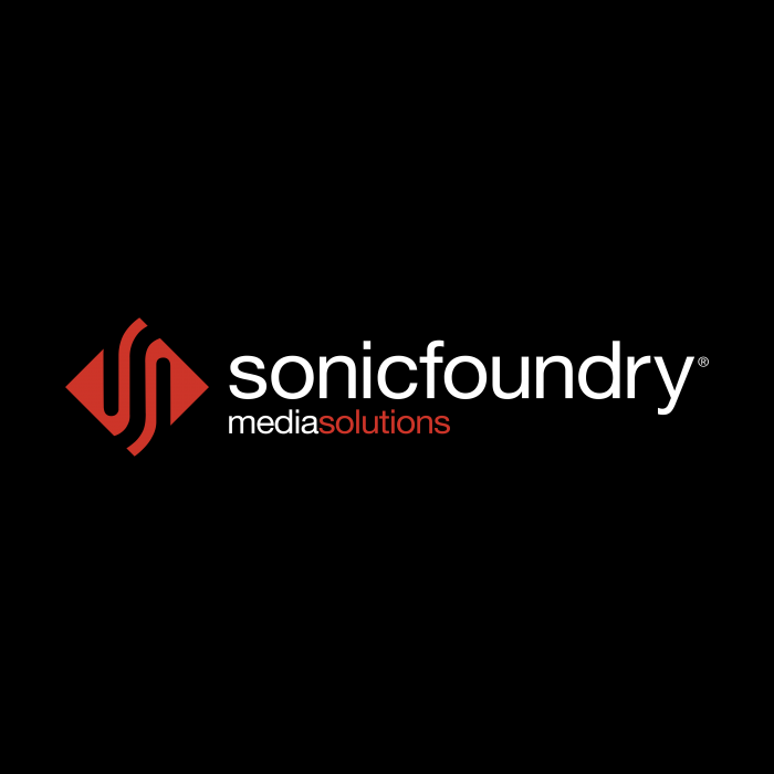Sonic Foundry logo red