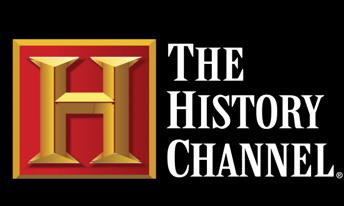 History Channel Logo black background